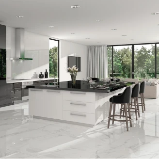 Marmor Klinker Florens Carrara Hvid Poleret 60x120 cm